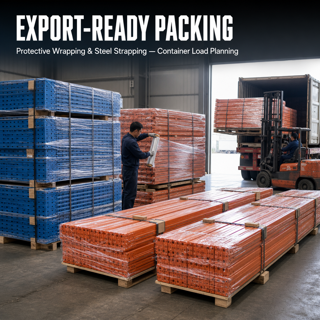 Large Scale E-Commerce Logistics Warehouse Pallet Racking System Customized High Load Industrial Conventional Heavy Duty Rack