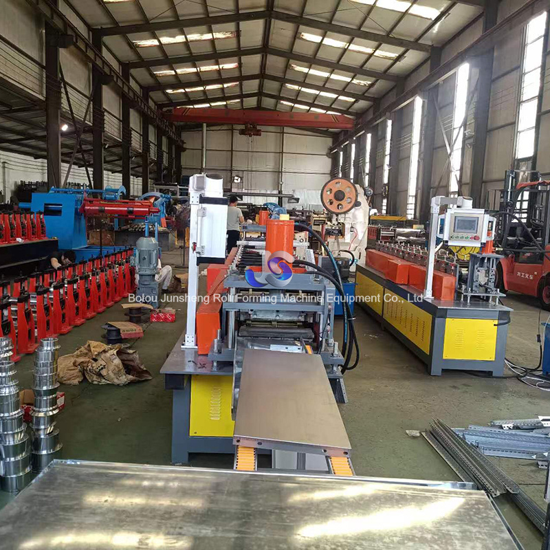 Warehouse Shelf Upright Rack Forming Machine Full Auto Storage Rack Shelf Metal Forming Machine