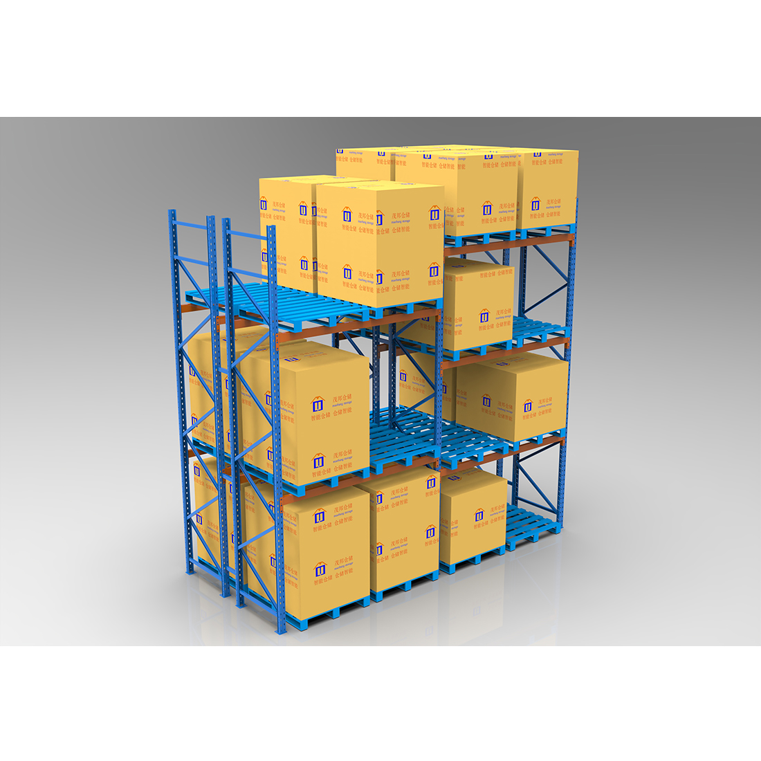 Pallet Racking Supply Certificated Factory 2 Ton Selective Double Deep Commercial Pallet Rack Storage Rack