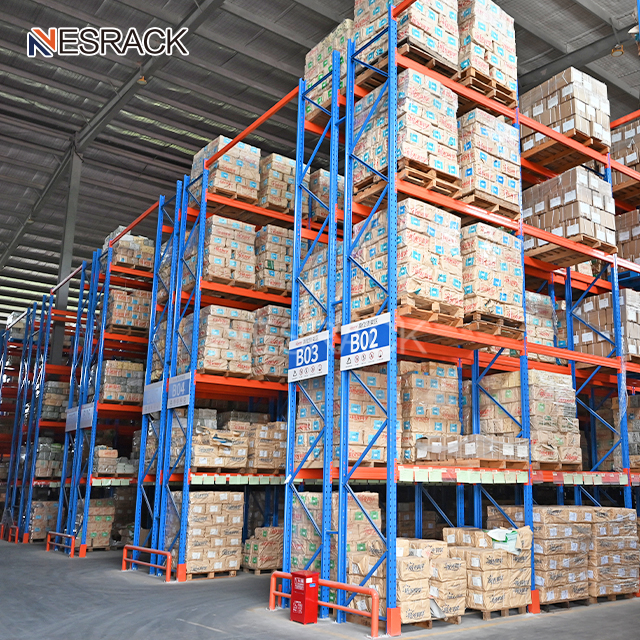 Warehouse Rack Industrial Storage Racking Heavy Duty 1 Ton Adjustable Pallet Racking Assemble Manufacturer Metal Shelves