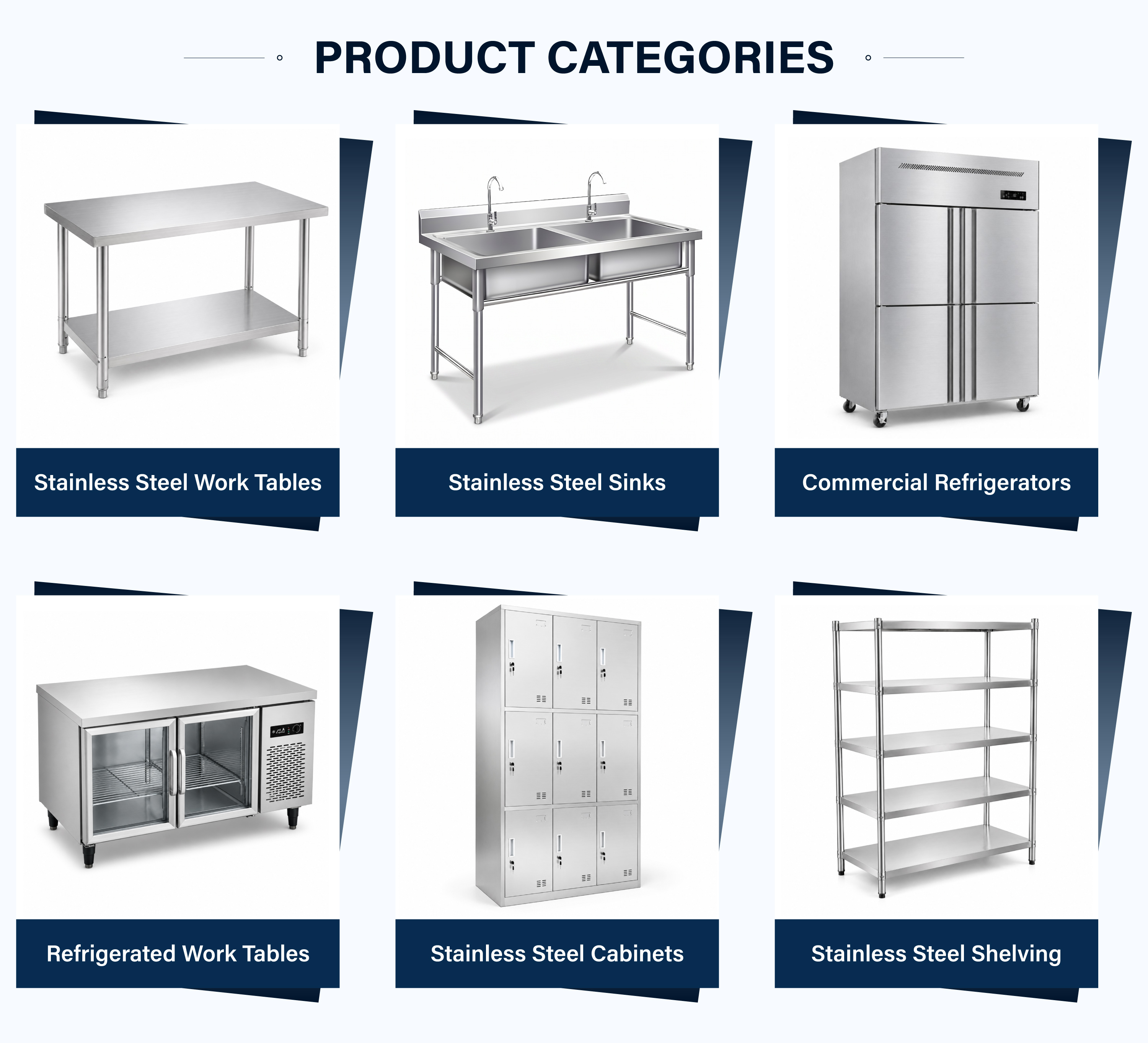 Bulk Order Ready 304 201 Commercial Kitchen Racks Industrial Modern Storage Display Shelves 3 Tiers Stainless Steel Shelf