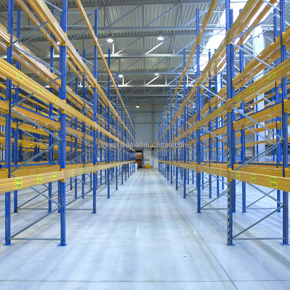 China Warehouse Steel Storage Pallet Rack Uprights Heavy Duty System Metal Pallet Racking for Sale