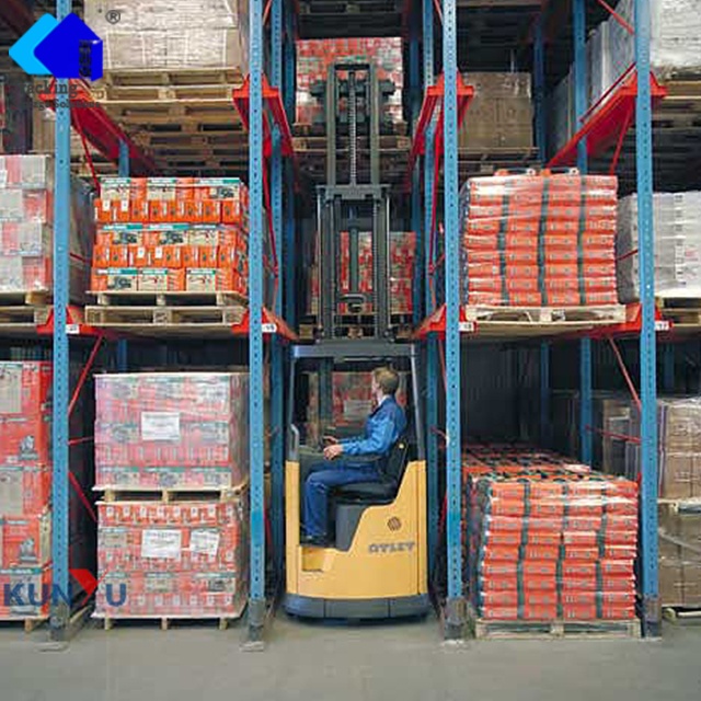 Jracking Warehouse Steel Metal Storage Drive in Rack Storage System