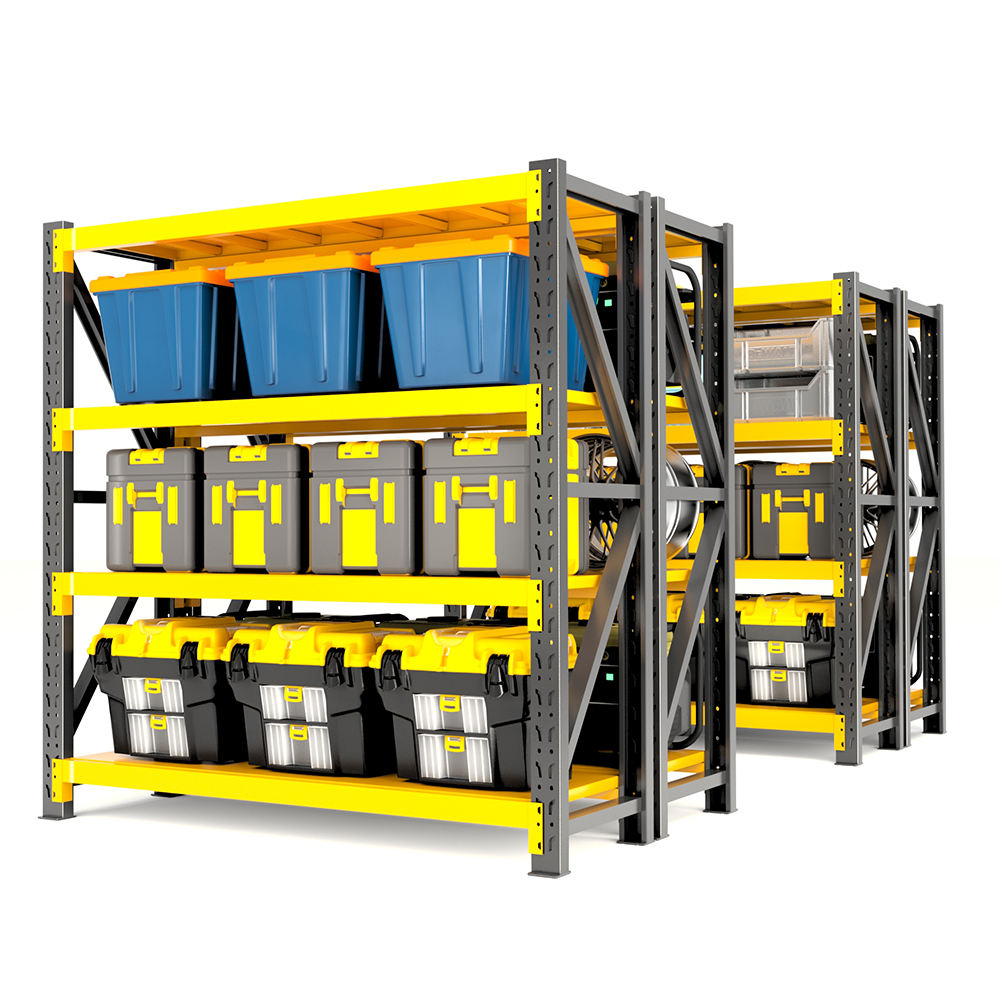 Wholesales Rack Corrosion-Resistant for Long-Lasting Use in Warehouse Premium Steel Shelving Rack