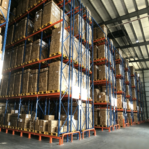 Dual Pallet Depth Design Lower Aisle Quantity Required General Pallet Warehouse Double Deep Pallet Racking