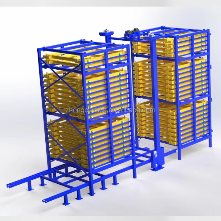 Smart Warehouse Storage System Steel Sheet Vertical Type Rack Heavy Duty Solution for Various Size Plate