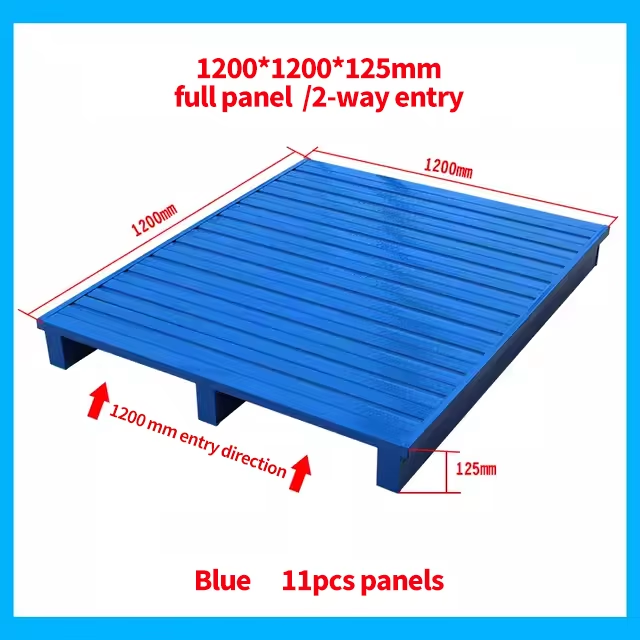Hot Sale Customizable Single-Faced Euro Pallet Racking Heavy Duty Industrial Storage for Iron Steel Materials in Warehouses