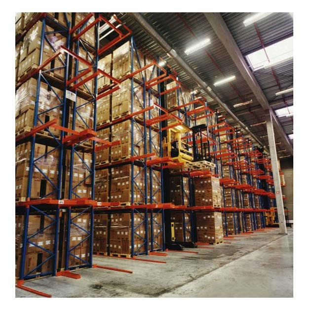 Jracking Warehouse Steel Metal Storage Drive in Rack Storage System