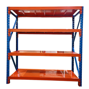 Heavy Duty Stacking Racks &amp; Shelves Long Span 5 Layer Selective Steel Shelf Warehouse Storage Pallet Racks for Industrial