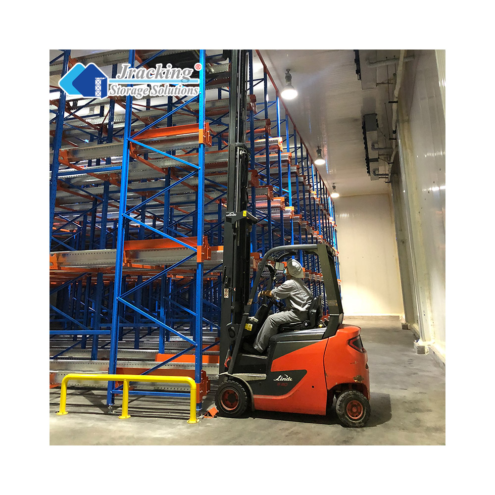 Jracking Warehouse Customized ASRS Automatic Storage Radio Shuttle Racking With Forklift System
