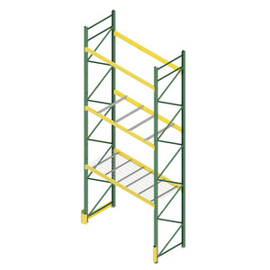 Heavy Duty Cold Storage Selective Narrow Aisle Pallet Racking
