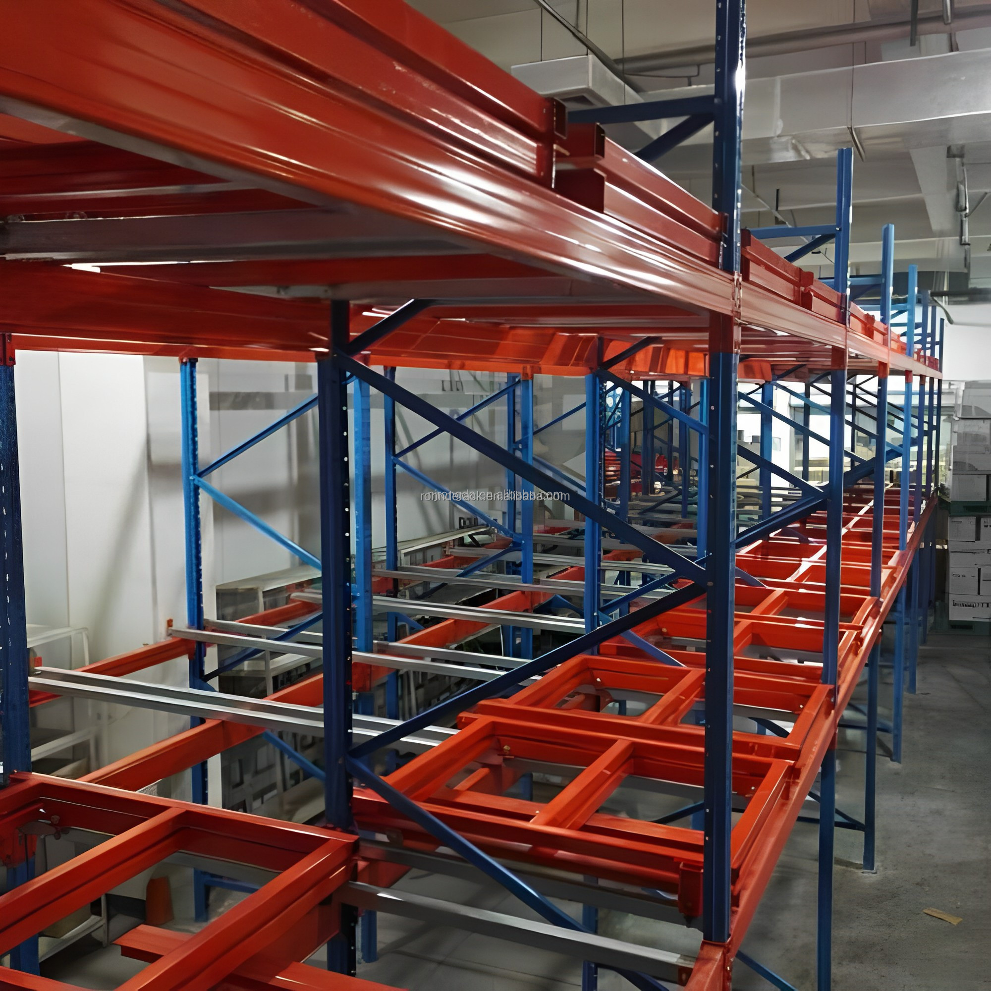 Warehouse Storage Adjustable Push Back Pallet Racking Manufacturer Steel Rack