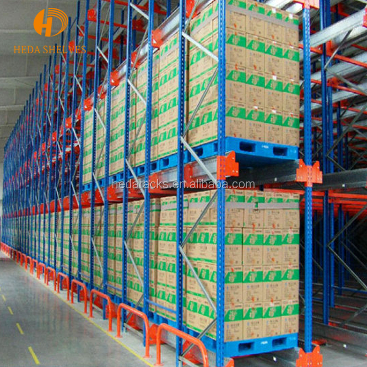 High Density Heavy Duty Drive in Rack System Pallet Type Drive-In Warehouse Shelf Rack Storage System Drive in Pallet Racking