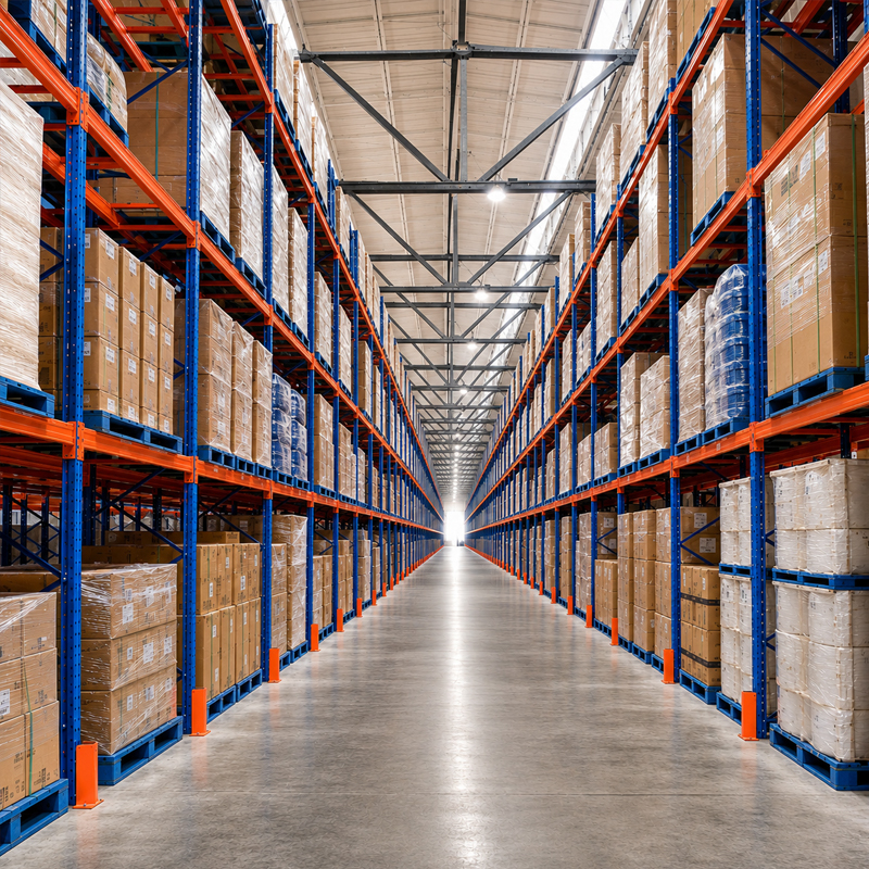 Adjustable Warehouse Storage Rack Steel Pallet Racking System Heavy Duty Boltless 5-Tier for 3PL Warehouse