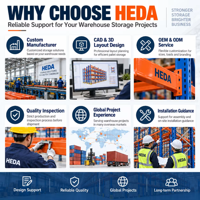 Heavy Duty Selective Pallet Rack Warehouse Storage Racking System for Large Capacity Industrial Pallet Storage
