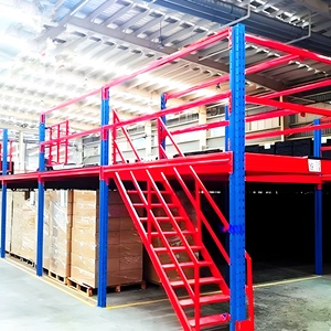 Steel Industrial Multi-Level Mezzanine Floor Racks System Gangli HD-MR-22 ISO9001/CE Certified Corrosion Protected Warehouse