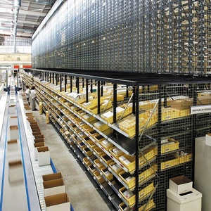 High Efficiency Durable Heavy Duty Adjustable 5-Layer Carton Gravity Flow Rack