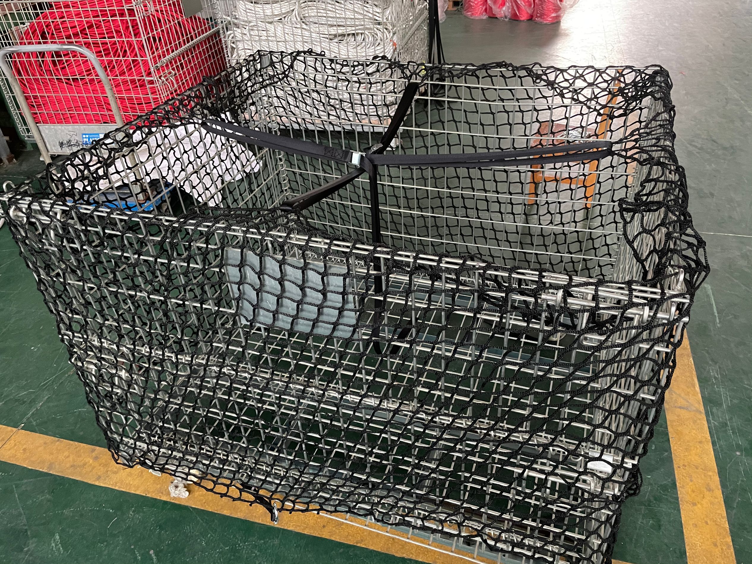 Pallet Rack Safety Climbing Nets Customizable Color Cutting Service ISO/GB Certified Made Nylon/Polyester/Polypropylene for