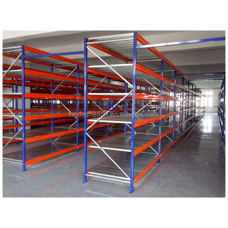 Heda Factory Metal Boltless Stacking Rack Industrial Warehouse Storage Racks Shelves For Racking System