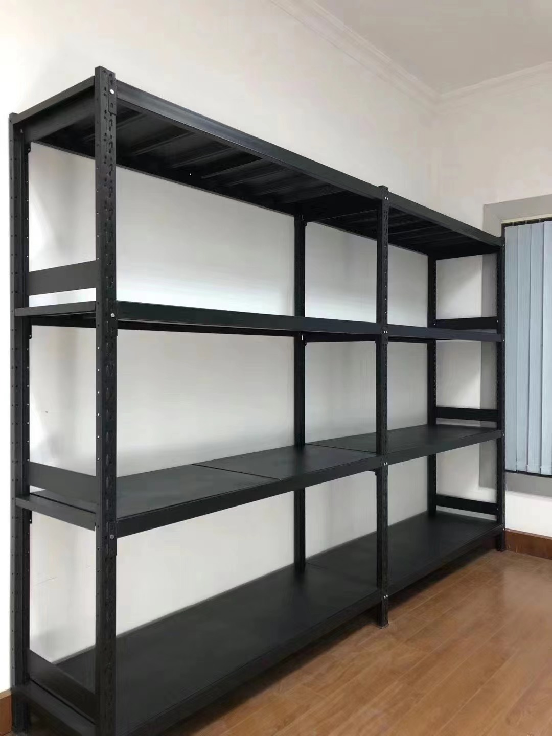 High Quality Metal Warehouse Storage Shelves Pallet Racking 100-200kg Capacity Beam Shelf Type 4 Shelves Floor Mount Factory
