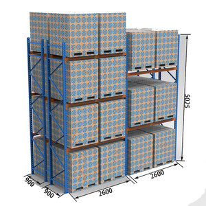 Commercial Double Deep Pallet Rack