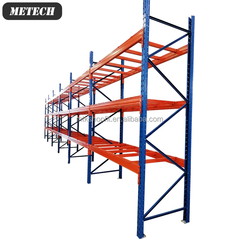 High-Grade Single-Sided Steel Pallet Rack Heavy-Duty Warehousing Equipment with High Load-Bearing Capacity
