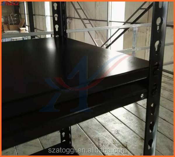 Factory Manufacture Folding Steel Slotted Angle Rack Shelf 5 Layers Multi-Level Corrosion Protection