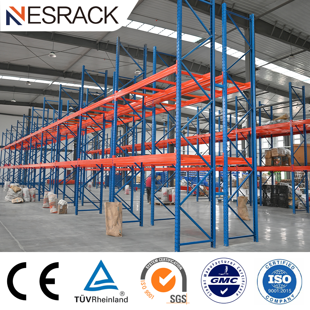 Warehouse Rack Industrial Storage Racking Heavy Duty 1 Ton Adjustable Pallet Racking Assemble Manufacturer Metal Shelves