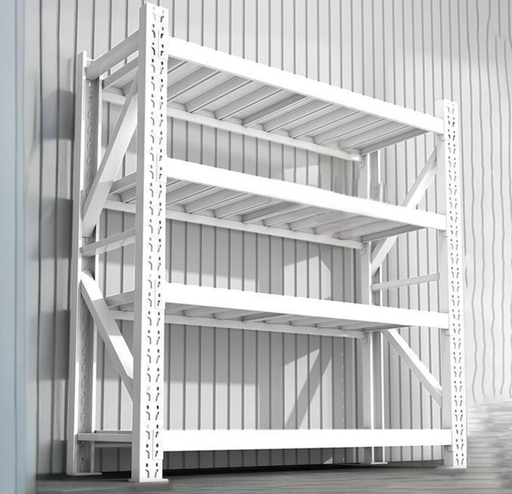 Factory Direct Medium Duty Steel Warehouse Shelving System Storage Garage Selective Racking Shelves Adjustable Anti-Rust