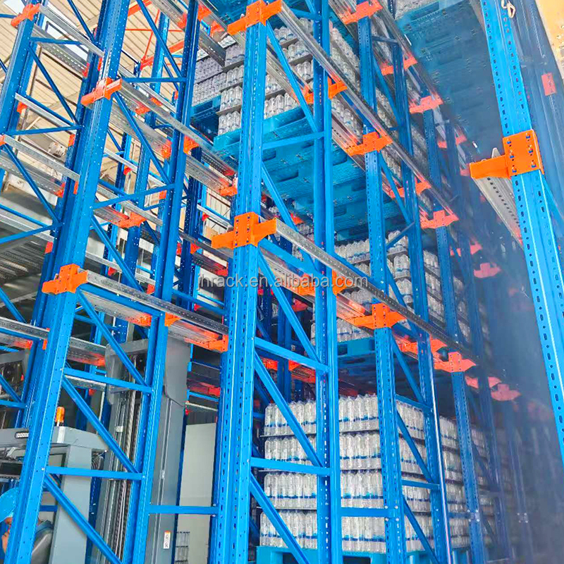 Steel Drive-In Pallet Rack Heavy Duty Industrial Warehouse Storage System for High-Density Cold Room Storage