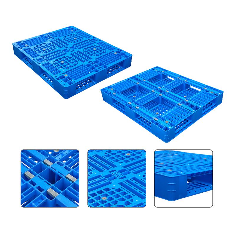 Preface 1200x1000 Light Duty HDPE 4-Way Entry Environmentally Friendly Euro Rack Open Bottom Deck Plastic Pallet