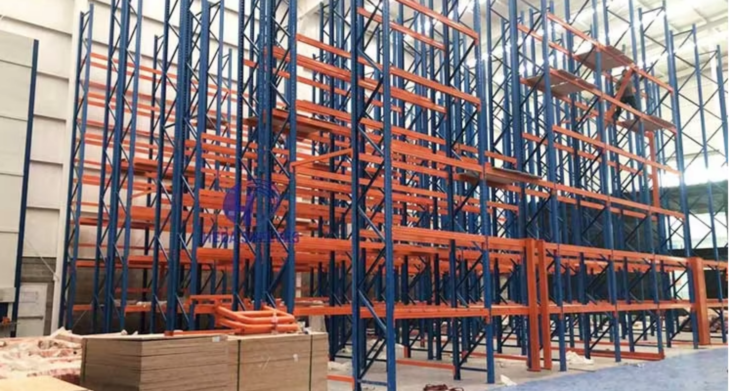 Heavy Duty Selective Pallet Rack Warehouse Storage Racking System for Large Capacity Industrial Pallet Storage