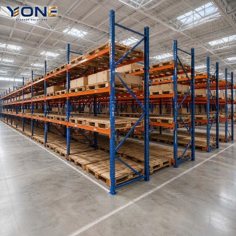 Industrial Pallet Racking Selective Pallet Racking System Q235B Steel For 3PL Logistics Hubs With 1000-4000kg Load Capacity