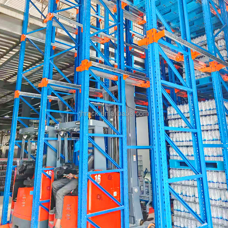 Steel Drive-In Pallet Rack Heavy Duty Industrial Warehouse Storage System for High-Density Cold Room Storage