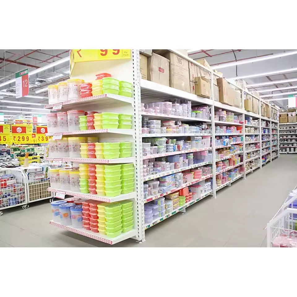 Industrial Shelving Warehouse Heavy Duty Iron Storage Display Stacking Racks Two-in-one Racking