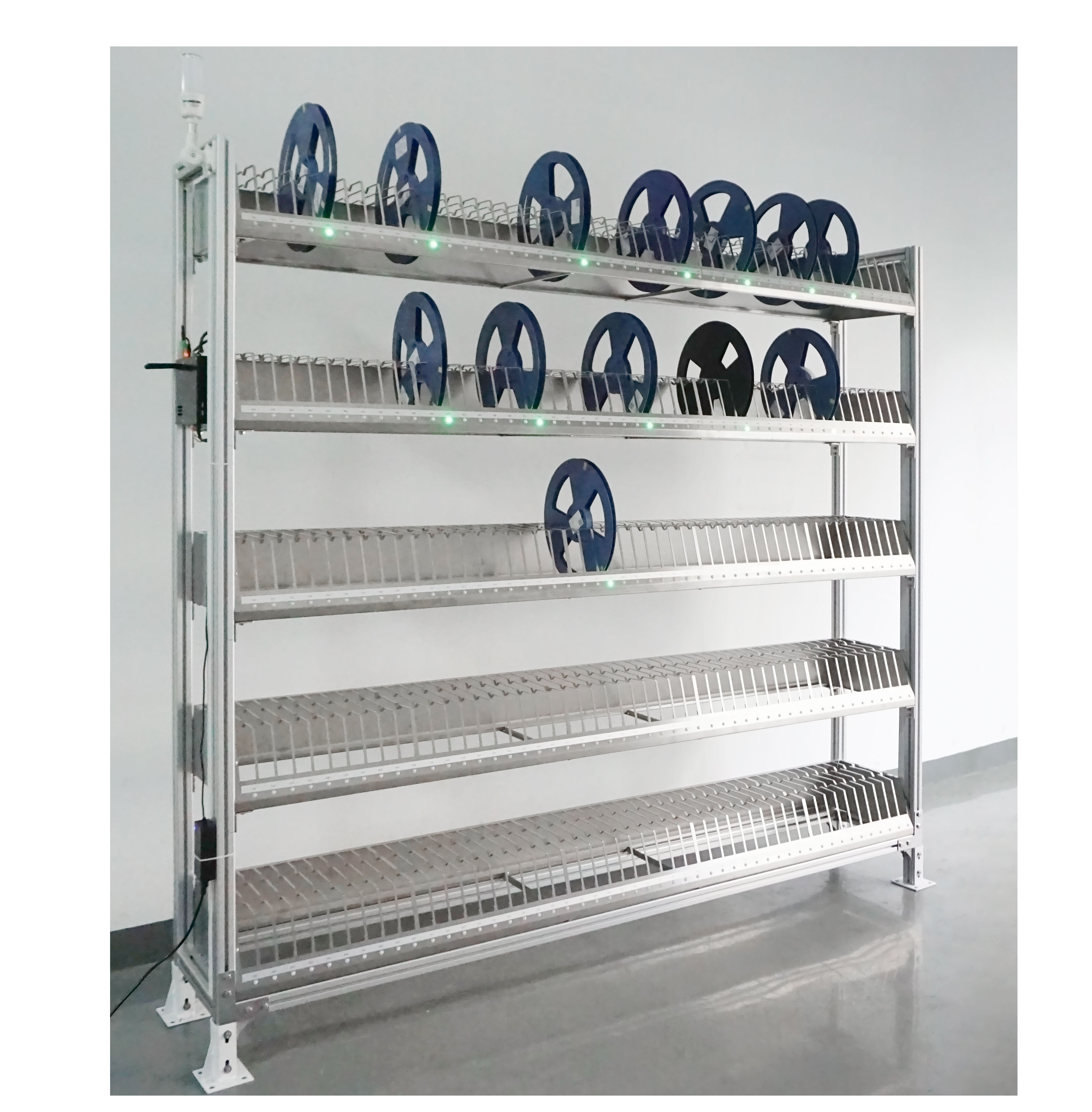 NEW Macinte IRS-20R-1400-7D-16 Stainless Steel 7-Layer SMT Reel Intelligent Selective Pallet Rack ESd Protection for Warehouse