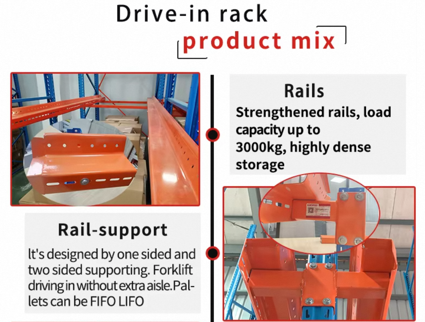 Warehouse Storage Rail Details