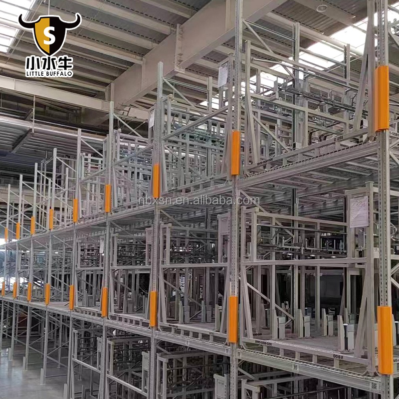 Flexible Plastic Pallet Rack Column Upright Protector Anti-Collision TUV SGS Certified Warehouse