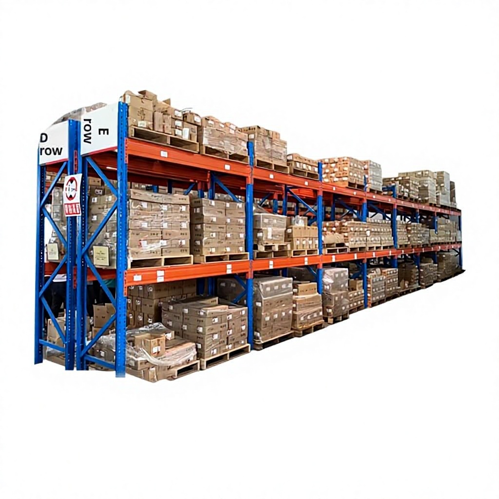 Commercial Heavy-duty Thickened Cold Rolled Steel Shelving Large High-Level Pallet Racking Warehouses High-Rise