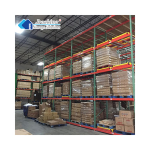 Jracking Warehouse Storage Heavy Duty Pallet Rack System Push Back Steel Rack