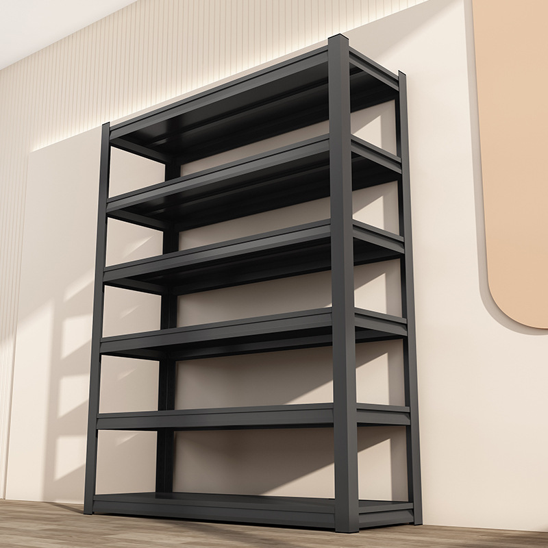Solid Enjoyment Aluminum Alloy 2-Layer Ceiling Mount Beam Rack Anti-Rust Chrome Plated Metallic Warehouse Shelving Racks Snap