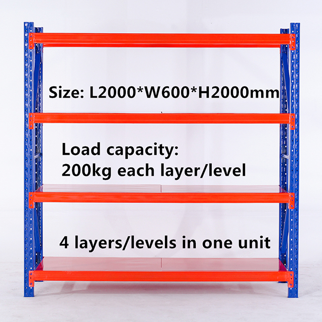 Factory Metal Display Shelf Industrial Warehouse Storage Rack Systems Heavy Duty Shelf Rack