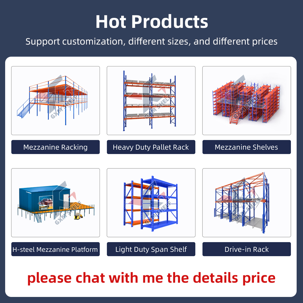 GXM Industrial Rack Heavy Duty Warehouse Rack Boltless System Storage Pallet Shelving Industrial Shelves Drive-in Rack