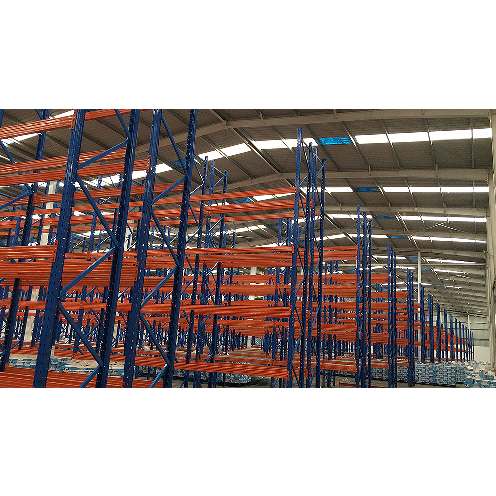 Industrial Warehouse Racking System With Heavy Duty Steel Pallet Rack Beams
