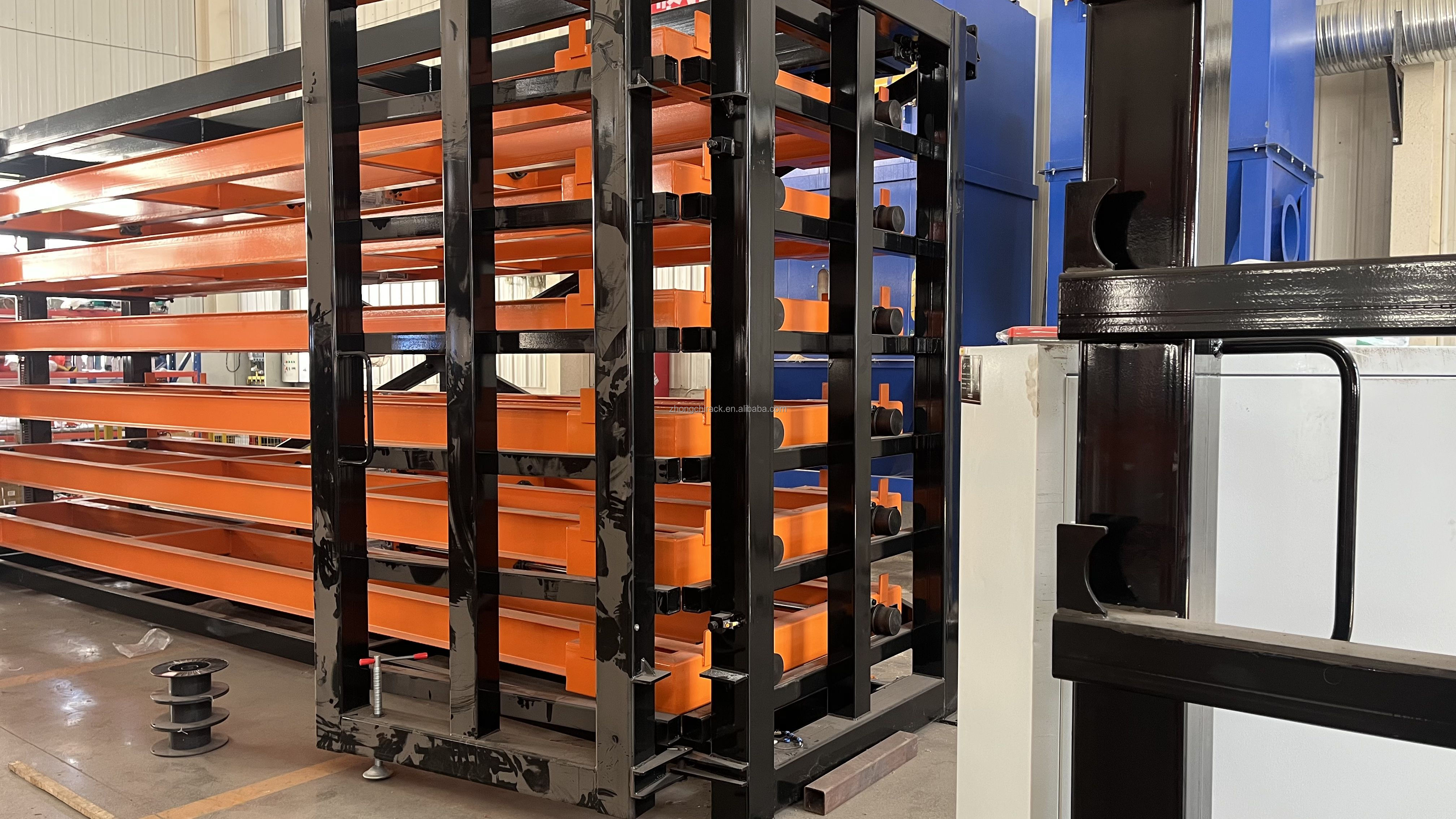 Heavy Duty Electric Sheet Storage Rack Automated Warehouse Rack for Metal Plate Inventory Management