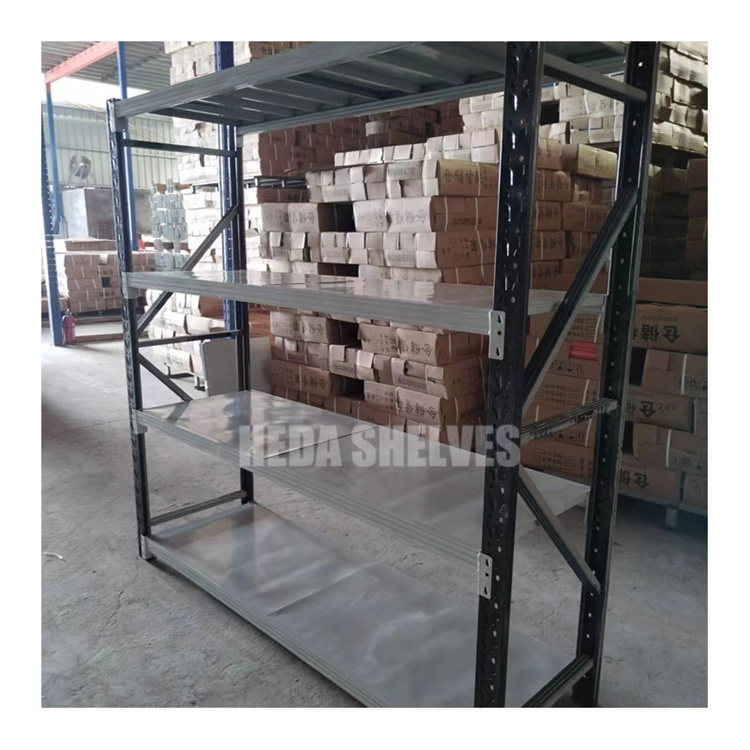 Boltless 5-Layer Steel Rack System Heavy Duty Shelving Units for Warehouse Storage