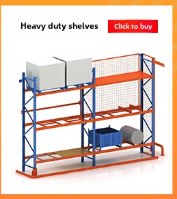 Heavy-Duty Warehouse Shelving Uprights and Beams