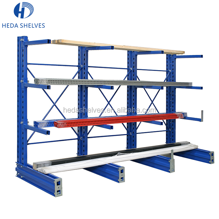 Cantilever Racking Industrial Storage Shelving Heavy Duty Rack Cantilever Racking System For Warehousing Storage