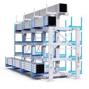 Telescopic Cantilever Rack Custom Made for Heavy Duty Metal Pipe Storage Applications