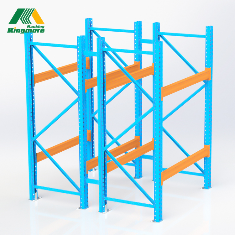 industrial galvanized steel rack heavy duty pallet racking system VNA/double deep high density warehouse storage racks